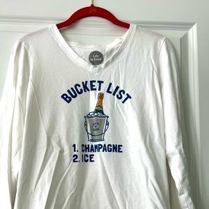 Life is Good “Bucket List” long sleeve t brand new sealed